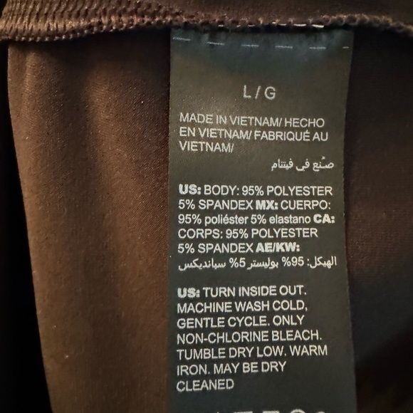 Women’s Black casual WHBM top, size L - Picture 5 of 5